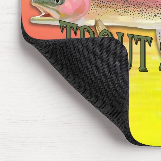 Rainbow Trout Slayer Sunset Mousepad (Ecke)
