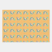 Rainbow Trout Wrapping Paper Sheets Geschenkpapier Set (Vorderseite 3)