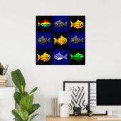 Rainbow Trouts Poster (Heimbüro)