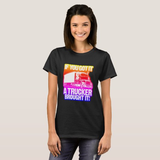Rainbow Trucker T-Shirt (Vorne ganz)