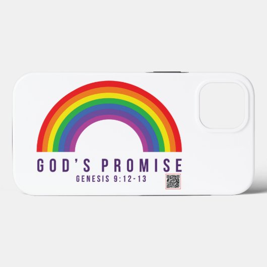Rainbow Truth Goods iPhone Case (Rückseite (Horizontal))