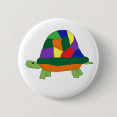 Rainbow Turtle Button (Vorderseite)