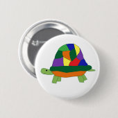 Rainbow Turtle Button (Vorne & Hinten)