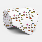 Rainbow Turtle Heart Krawatte (Gerollt)