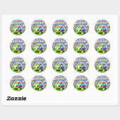 Rainbow Turtle Stickers (Blatt)