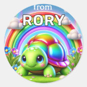 Rainbow Turtle Stickers (Vorderseite)