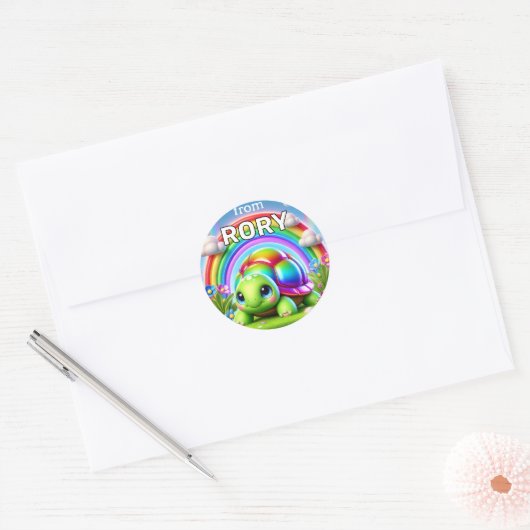 Rainbow Turtle Stickers (Umschlag)