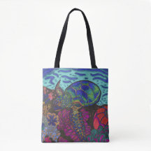 Rainbow Turtle Tasche
