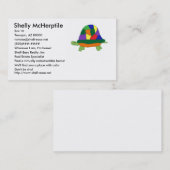 Rainbow Turtle Visitenkarte (Vorne/Hinten)