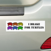 Rainbow Turtles Autoaufkleber (Auf Auto)