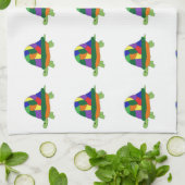 Rainbow Turtles Handtuch (Gefaltet)
