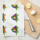 Rainbow Turtles Handtuch (Viertel Falte)