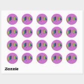 Rainbow Turtles Sticker (Blatt)