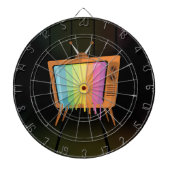 Rainbow TV Dartscheibe (vorne)