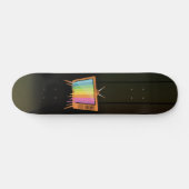 Rainbow TV Skateboard (Horizontal)