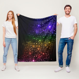 Rainbow Twilight Fleecedecke
