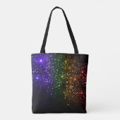Rainbow Twilight Tote Bag Tasche (Rückseite)