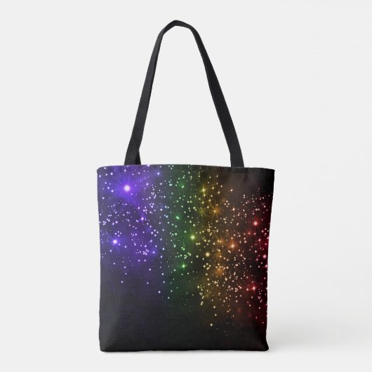 Rainbow Twilight Tote Bag Tasche (Rückseite)