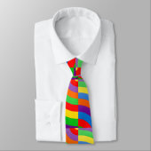 RAINBOW TYPE MODERN STIL OPPOSITES PATTER KRAWATTE (Gebunden)