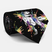 Rainbow Tyrannosaurus Rex Krawatte (Gerollt)