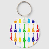 Rainbow Ukes Schlüsselanhänger (Vorderseite)