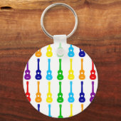 Rainbow Ukes Schlüsselanhänger (Vorderseite)