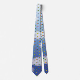 Rainbow Umbrella Neck Tie Krawatte