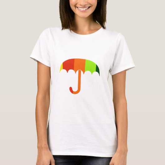 Rainbow Umbrella T-Shirt (Vorderseite)