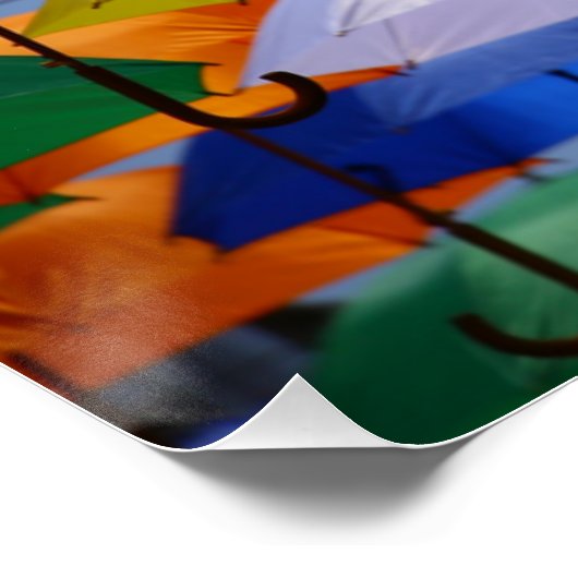RAINBOW UMBRELLAS POSTER (Ecke)