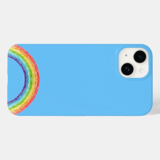 Rainbow und Blue Sky Case-Mate iPhone Case (Rückseite (Horizontal))