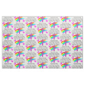 RAINBOW UND CROSS SERENITY PRAYER DESIGN STOFF (Fat Quarter (45,7 x 55,9 cm))