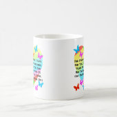 RAINBOW UND HERZEN JEREMIAH 29:11 KAFFEETASSE (Mittel)