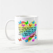 RAINBOW UND HERZEN JEREMIAH 29:11 KAFFEETASSE (Links)