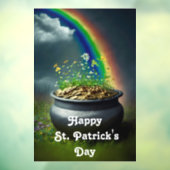 Rainbow und Pot of Gold Window Fensteraufkleber (Blatt 3)