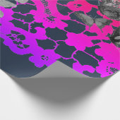 RAINBOW UND SCHALTFLÄDEN ANTIQUE LACE GIFT WRAPPIN GESCHENKPAPIER (Ecke)