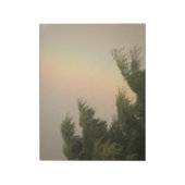 Rainbow und Tree Notepad Notizblock (Rotiert)
