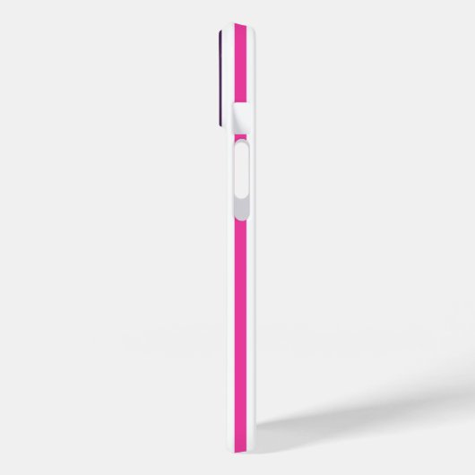 Rainbow und weiße Streifen Case-Mate iPhone Gehäus Case-Mate iPhone Hülle (Rückseite / Links)