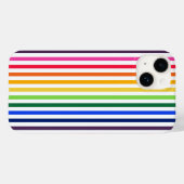 Rainbow und weiße Streifen Case-Mate iPhone Gehäus Hülle (Rückseite (Horizontal))