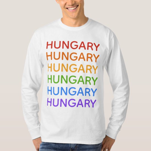 Rainbow Ungarn Shirts und Jacken (Vorderseite)