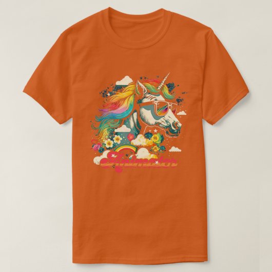 Rainbow Unicorator Animator T-Shirt (Design vorne)