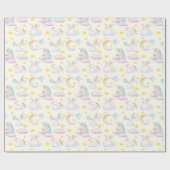 Rainbow Unicorful Wrapping Paper Geschenkpapier (Flach)