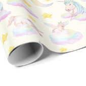 Rainbow Unicorful Wrapping Paper Geschenkpapier (Rolleneckpunkt)