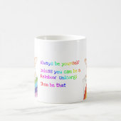 Rainbow unicorgi Tasse (Mittel)