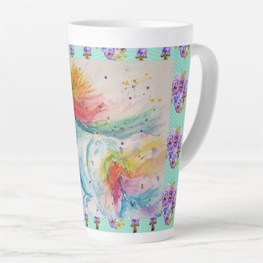 Rainbow Unicorn Aquua Tasse (Rechte Ecke)