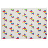 Rainbow Unicorn Art Stoff (Fat Quarter (45,7 x 55,9 cm))