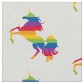Rainbow Unicorn Art Stoff (Nahaufnahme)