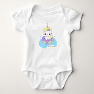 Rainbow Unicorn Baby Strampler