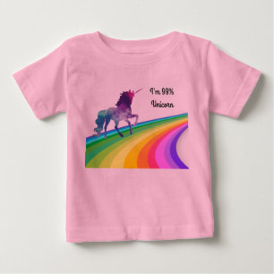 Rainbow Unicorn - Baby tutu Bodysuit T-shirt