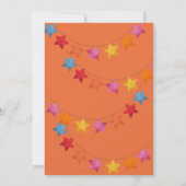 Rainbow Unicorn, Balloons & Banner Birthday Party Einladung (Rückseite)