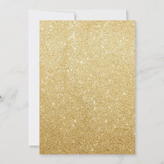 Rainbow Unicorn Birthday Einladung Pink Gold (Rückseite)